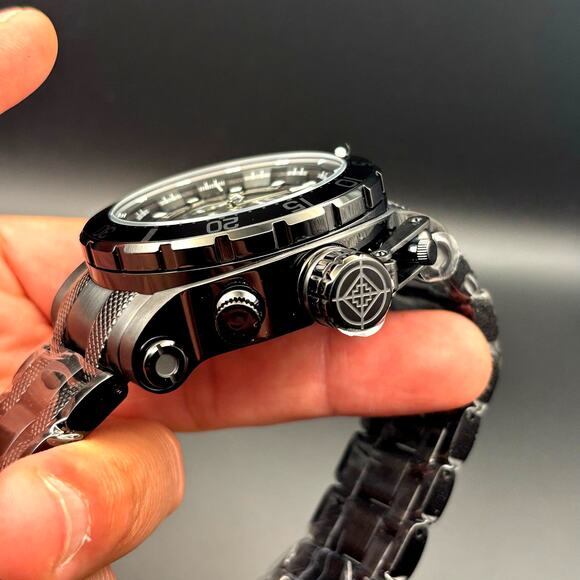 Invicta Coalition Forces 32727 Mens 52mm Black Stainless Chronograph Quartz 100m - Picture 6 of 17